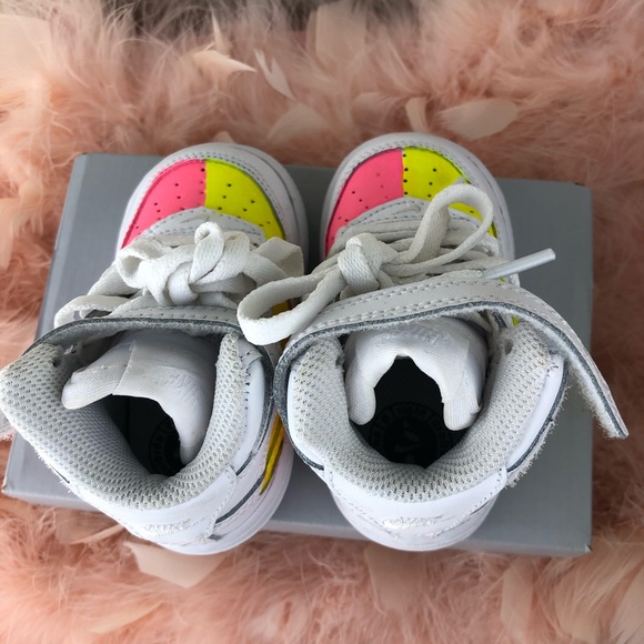 Nike Air Force 1 Mid “White” (TD) Custom size 4c - Picture 16 of 16